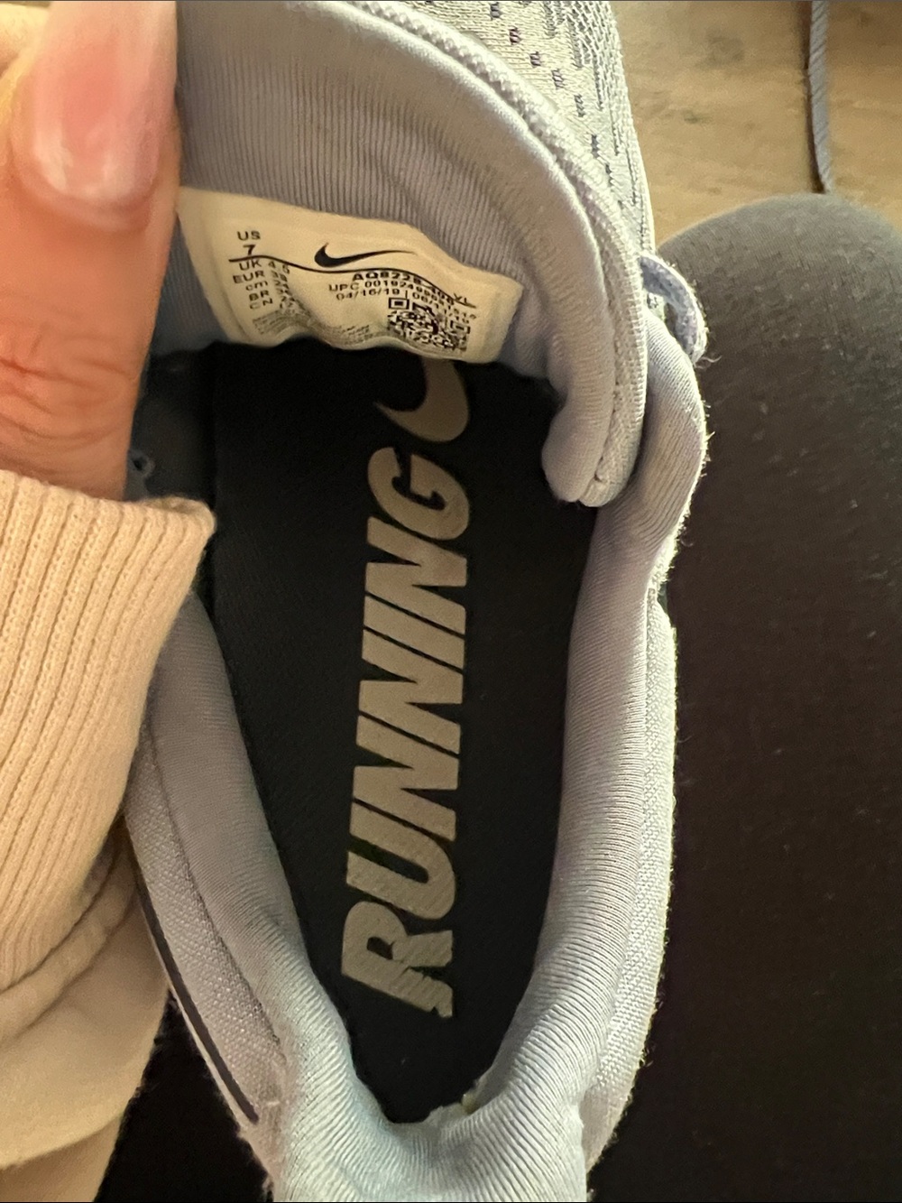 Nike Zoom Women’s Running Shoes - Grey/Black - Picture 3 of 3
